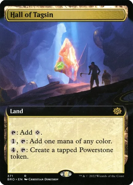 Hall of Tagsin, Magic card BRO 371 — The Brothers' War set