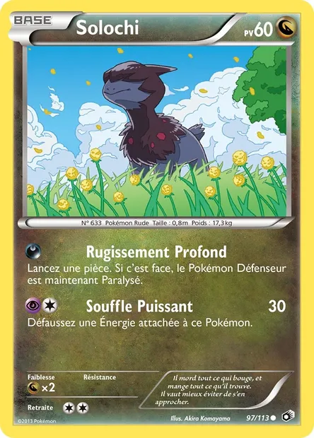 Solochi, carte Pokémon LTR 97 — extension Legendary Treasures