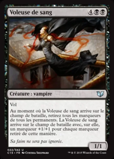Voleuse de sang, carte Magic C15 22 — extension Commander 2015