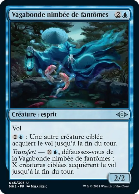 Vagabonde nimbée de fantômes, carte Magic MH2 45 — extension Horizons du Modern 2