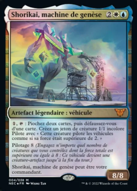 Shorikai, machine de genèse, carte Magic NEC 4 — extension Neon Dynasty Commander