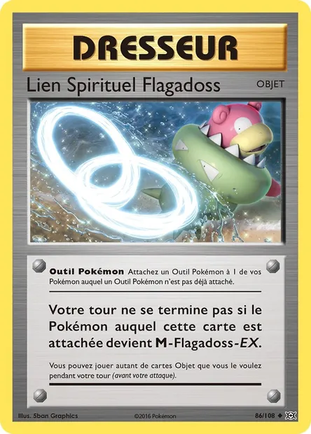 Lien Spirituel Flagadoss, carte Pokémon EVO 86 — extension Évolutions