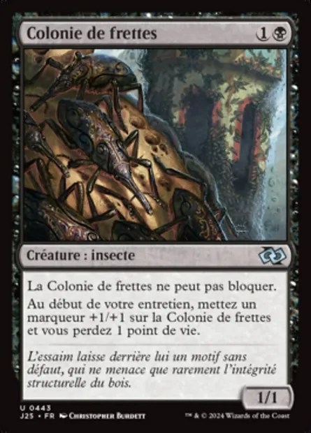 Colonie de frettes, carte Magic J25 443 — extension Foundations Jumpstart
