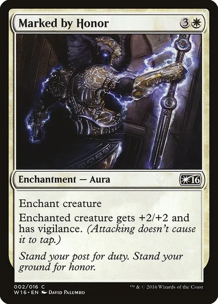 Marked by Honor, Magic card W16 2 — Welcome Deck 2016 set