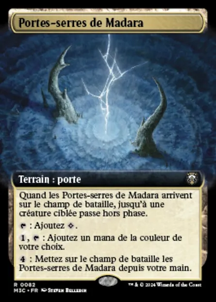 Portes-serres de Madara, carte Magic M3C 82 — extension Modern Horizons 3 Commander