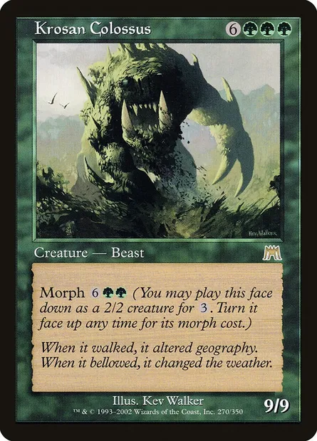 Krosan Colossus, Magic card ONS 270 — Onslaught set