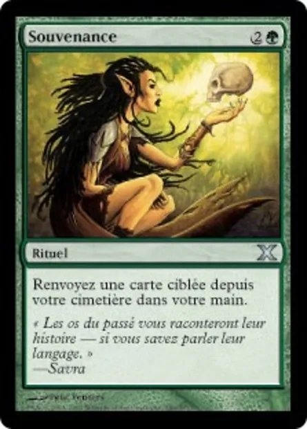 Souvenance, carte Magic 10E 289 — extension Dixième édition