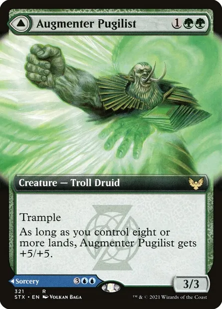 Augmenter Pugilist // Echoing Equation, Magic card STX 321 — Strixhaven: School of Mages set