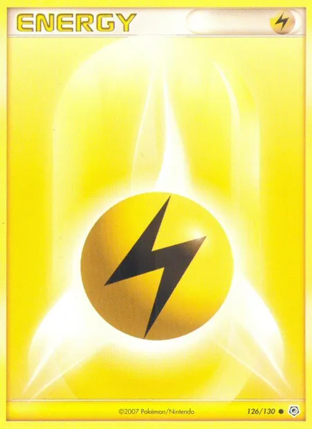 Énergie Électrique, carte Pokémon DP 126 — extension Diamant & Perle