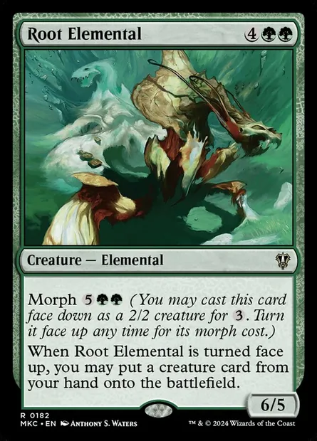 Root Elemental, Magic card MKC 182 — Murders at Karlov Manor Commander set