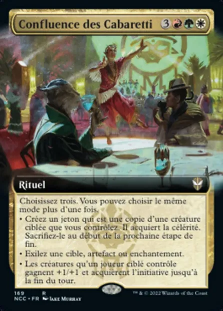 Confluence des Cabaretti, carte Magic NCC 169 — extension New Capenna Commander