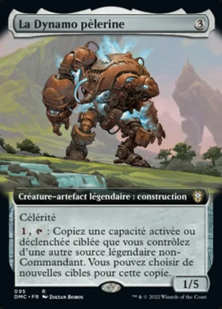 La Dynamo pèlerine, carte Magic DMC 95 — extension Dominaria United Commander
