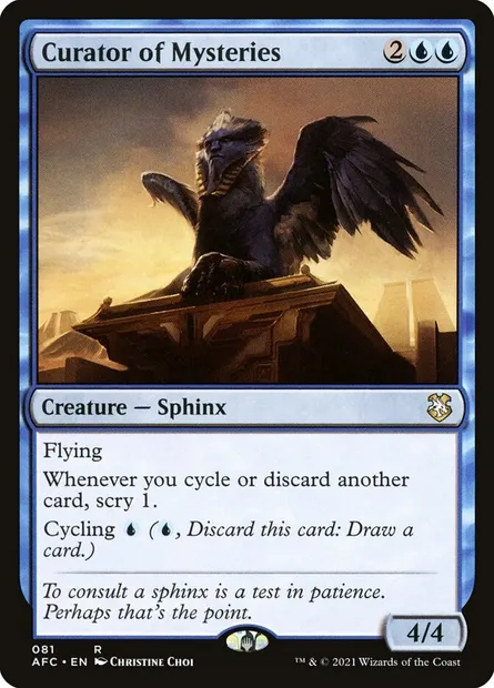 Curator of Mysteries, Magic card AFC 81 — Forgotten Realms Commander set