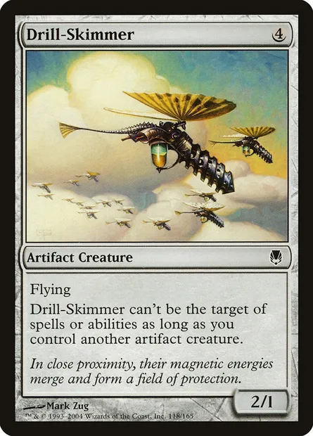 Drill-Skimmer, Magic card DST 118 — Darksteel set