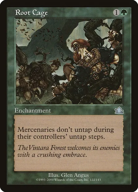 Cage de racines, carte Magic PCY 122 — extension Prophétie