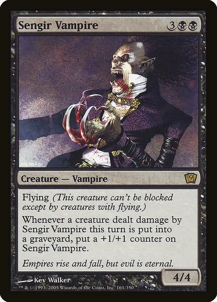 Vampire sengien, carte Magic 9ED 161★ — extension Neuvième Edition