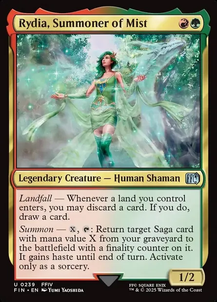 Rydia, Summoner of Mist, Magic card FIN 239 — Final Fantasy set