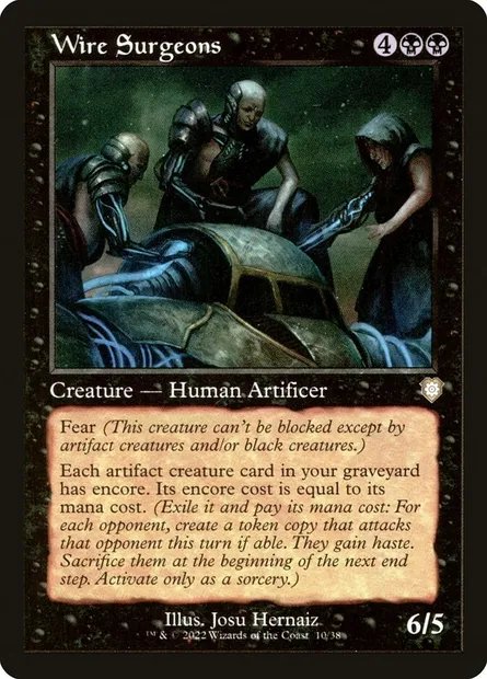Wire Surgeons, Magic card BRC 10 — The Brothers' War Commander set