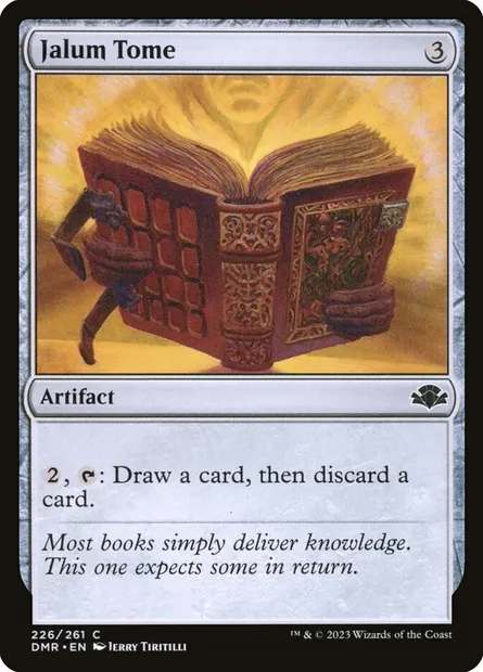 Jalum Tome, Magic card DMR 226 — Dominaria Remastered set
