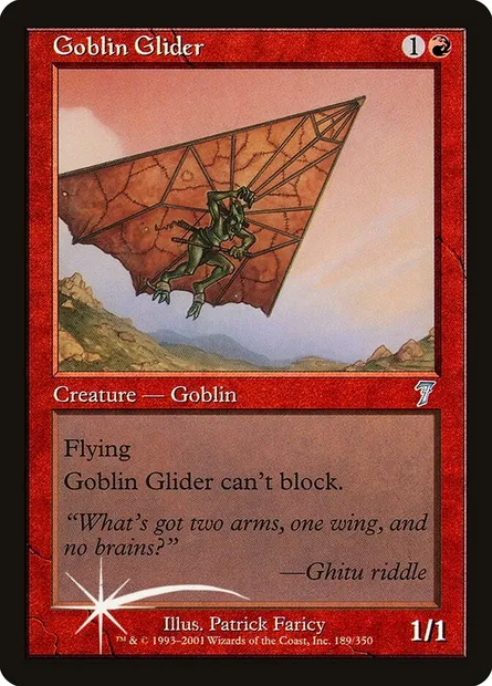 Goblin Glider, Magic card 7ED 189★ — Seventh Edition set