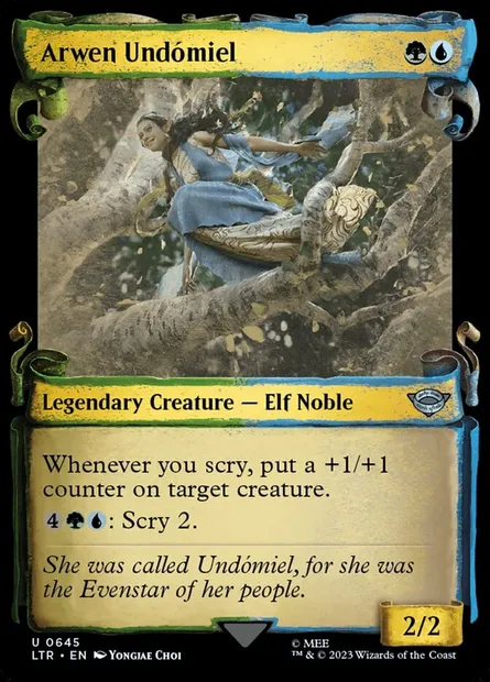 Arwen Undómiel, Magic card LTR 645 — The Lord of the Rings: Tales of Middle-earth set