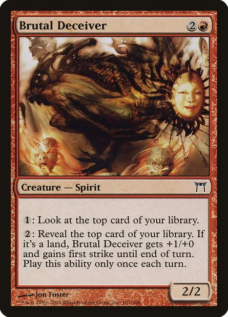 Brutal Deceiver, Magic card CHK 161 — Champions of Kamigawa set