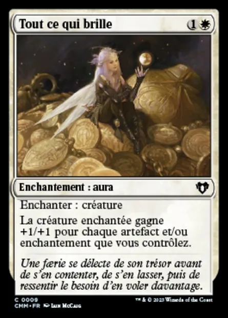 Tout ce qui brille, carte Magic CMM 9 — extension Commander Masters