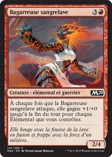 Bagarreuse sangrelave, carte Magic M20 147 — extension Core Set 2020