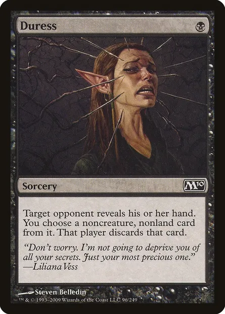 Duress, Magic card M10 96 — Magic 2010 set