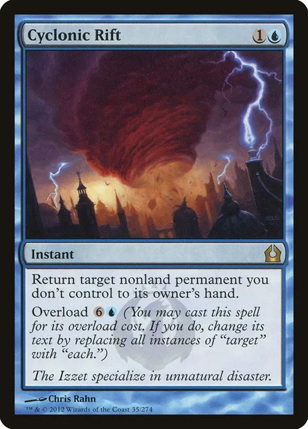 Cyclonic Rift, Magic card RTR 35 — Return to Ravnica set