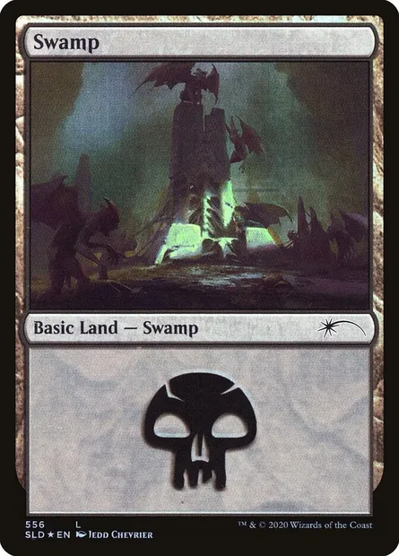 Marais, carte Magic SLD 556 — extension Secret Lair Drop