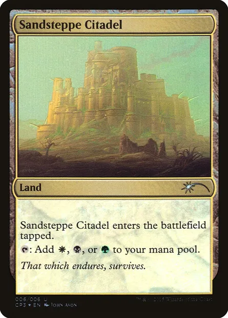 Sandsteppe Citadel, Magic card CP3 6 — Magic Origins Clash Pack set