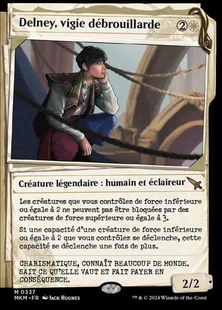 Delney, vigie débrouillarde, carte Magic MKM 337 — extension Murders at Karlov Manor