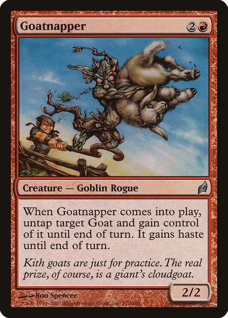 Goatnapper, Magic card LRW 172 — Lorwyn set