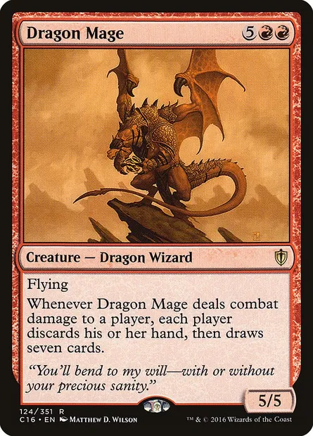 Dragon Mage, Magic card C16 124 — Commander 2016 set