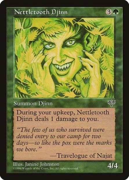 Djinn urtident, carte Magic MIR 232 — extension Mirage