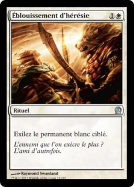 Éblouissement d'hérésie, carte Magic THS 15 — extension Theros
