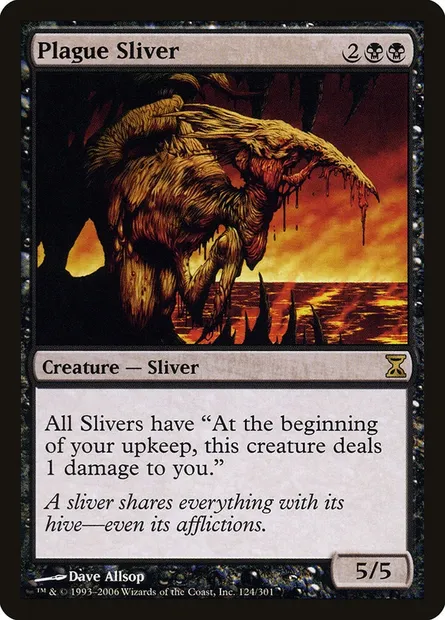Plague Sliver, Magic card TSP 124 — Time Spiral set