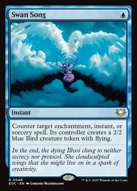 Swan Song, Magic card EOC 46 — Edge of Eternities Commander set