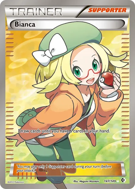 Bianca, Pokémon card BCR 147 — Boundaries Crossed set