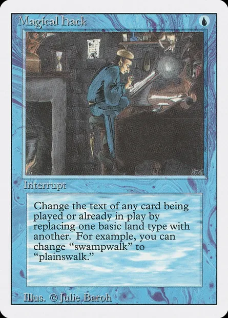 Magical Hack, Magic card 3ED 65 — Revised Edition set