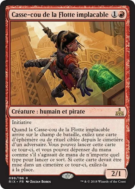 Casse-cou de la Flotte implacable, carte Magic RIX 99 — extension Les combattants d'Ixalan