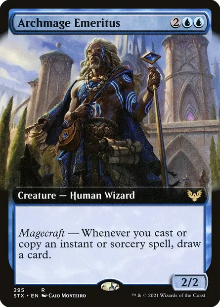 Archmage Emeritus, Magic card STX 295 — Strixhaven: School of Mages set