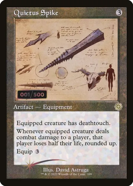 Pointe de quiétude, carte Magic BRR 109z — extension The Brothers' War Retro Artifacts