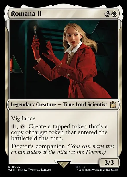 Romana II, Magic card WHO 27 — Doctor Who set