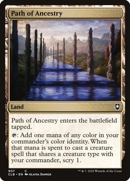 Path of Ancestry, Magic card CLB 907 — Commander Legends: Battle for Baldur's Gate set