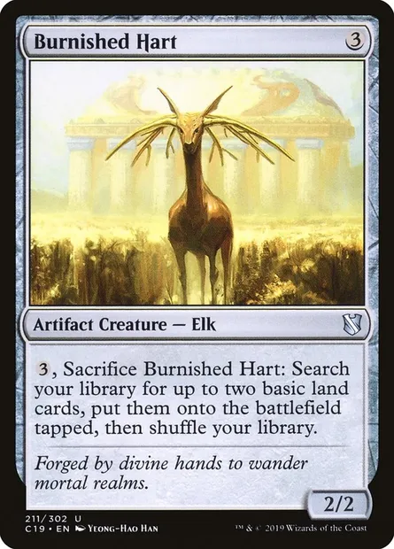 Burnished Hart, Magic card C19 211 — Commander 2019 set