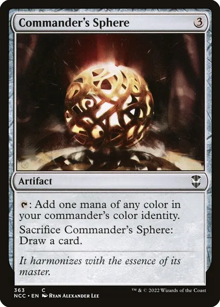 Commander's Sphere, Magic card NCC 363 — New Capenna Commander set