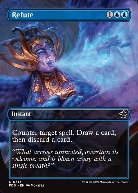 Refute, Magic card FDN 313 — Foundations set