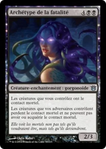 Archétype de la fatalité, carte Magic BNG 58 — extension Créations divines